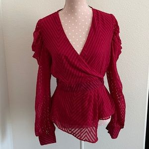 Walter Baker Raspberry Red Blouse ❤️